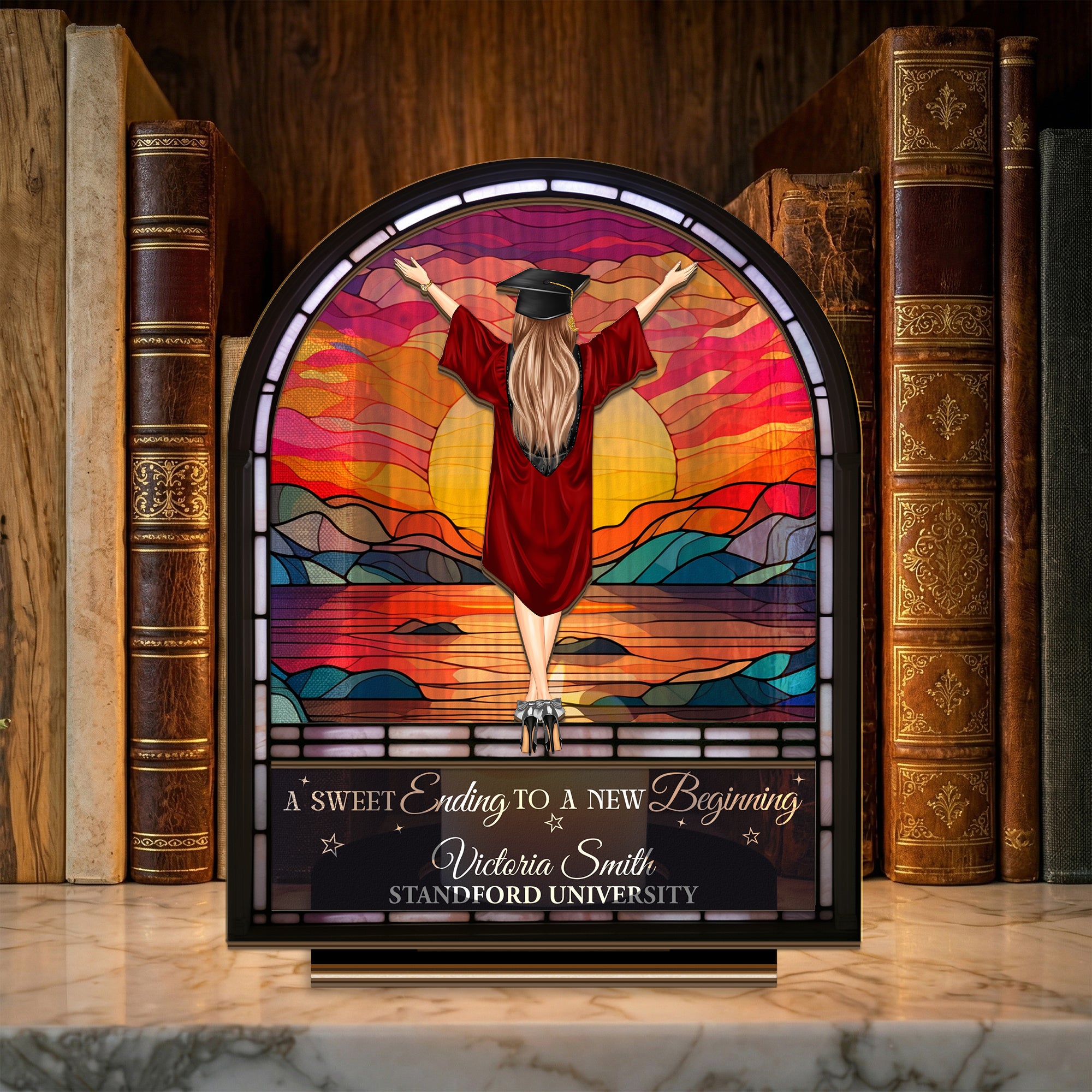 A-Sweet-Ending-To-A-New-Beginning-Graduation-Personalized-Book-Nook-1