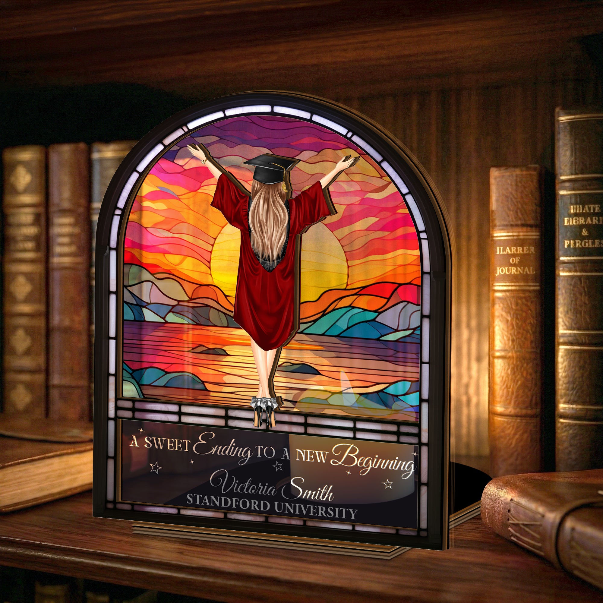 A-Sweet-Ending-To-A-New-Beginning-Graduation-Personalized-Book-Nook-2