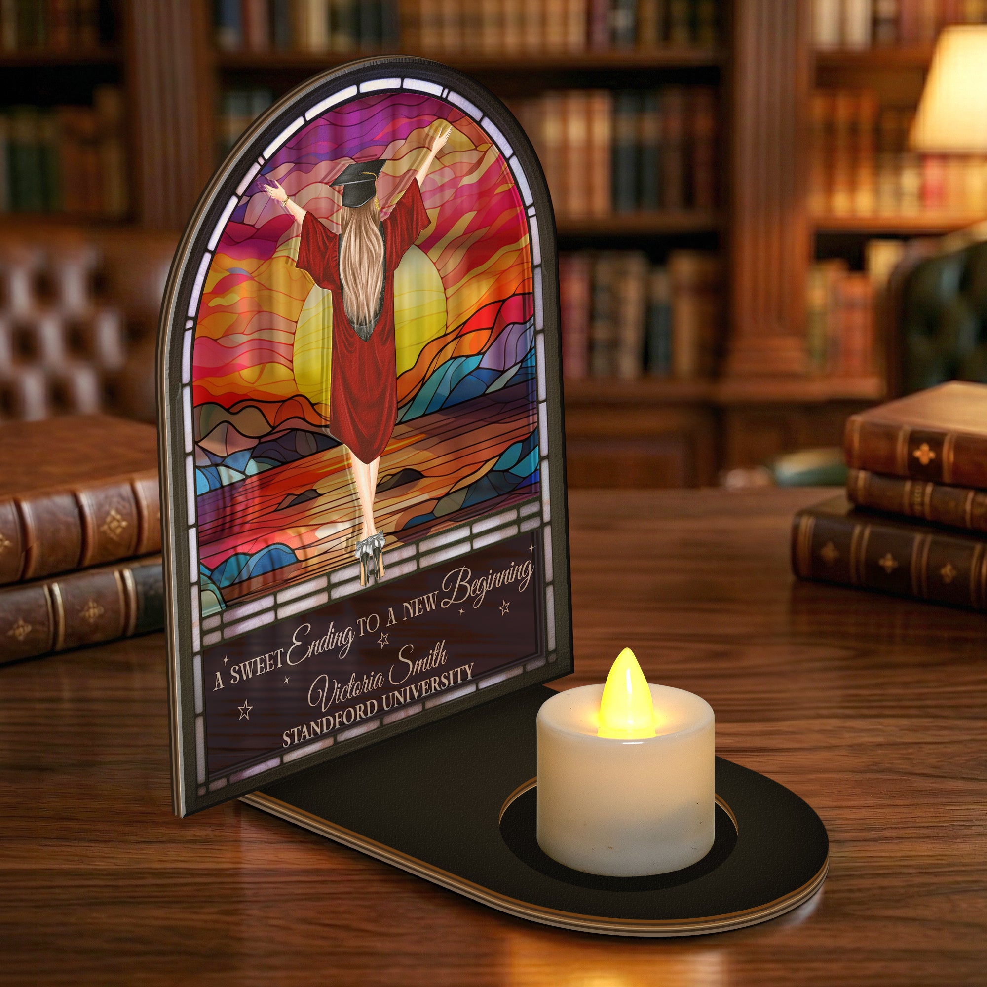 A-Sweet-Ending-To-A-New-Beginning-Graduation-Personalized-Book-Nook-3