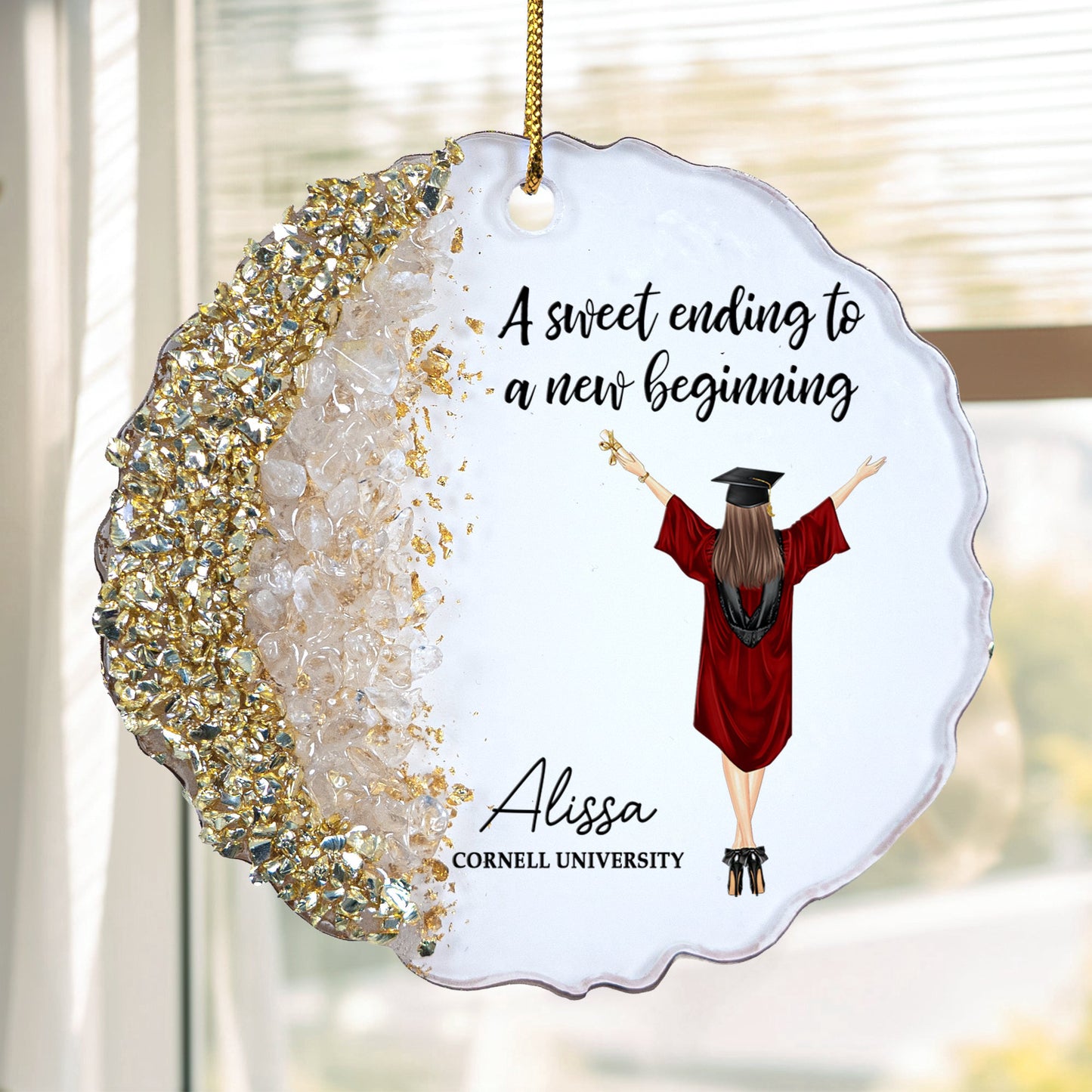A_Sweet_Ending_To_A_New_Beginning_Personalized_Resin_Ornament_1_4188ae8a-b36b-459d-a04c-e70fcb0397e9