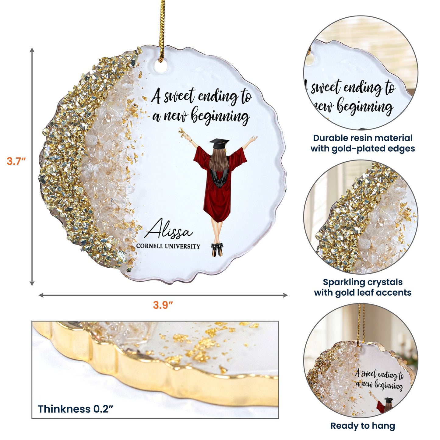 A_Sweet_Ending_To_A_New_Beginning_Personalized_Resin_Ornament_4_38a9acce-8db9-4c4e-8468-c9a1e63083bb