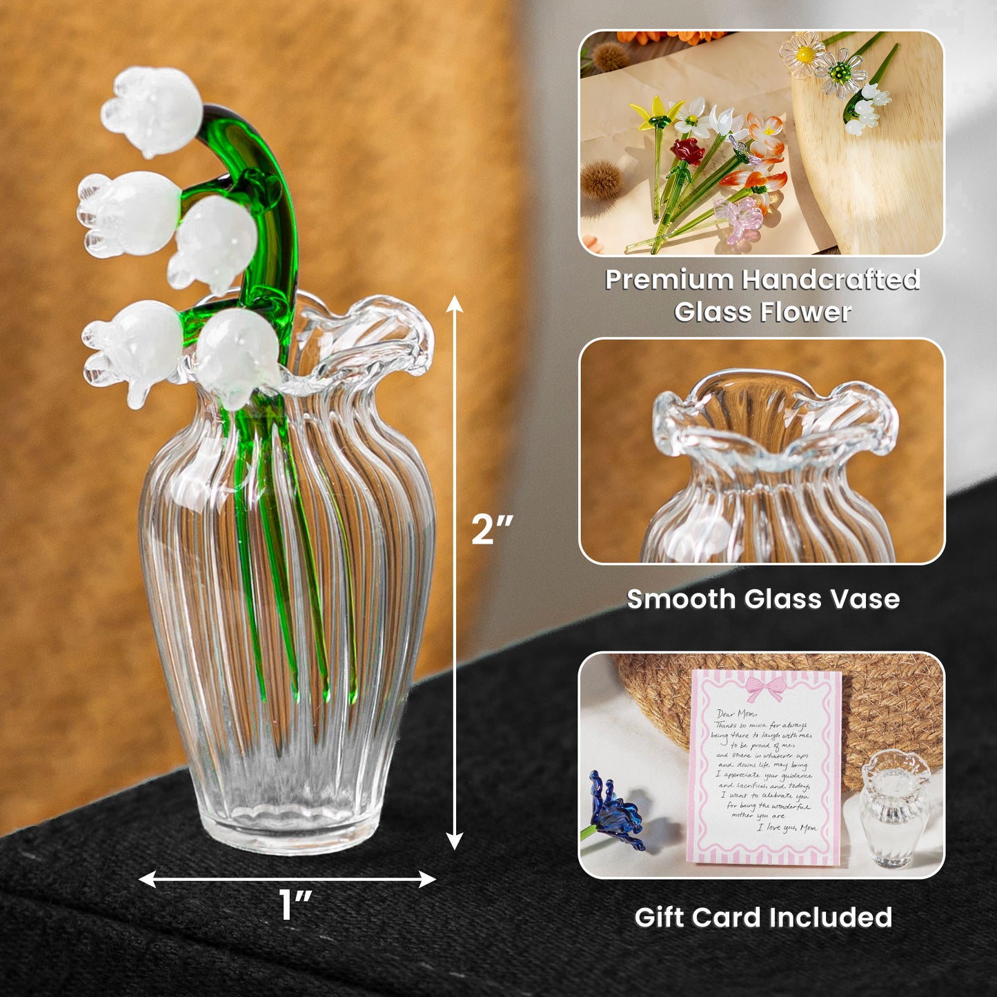 Actual-Handwritten-Message-Gift-Glass-Flower-Bouquet-Personalized-Acrylic-Plaque-6