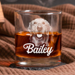 Admit It Life Would Be Boring Without Me - Personalized Whiskey Glass With Photo