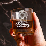 Admit It Life Would Be Boring Without Me - Personalized Whiskey Glass With Photo