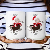 Adorable Baby Santa - Personalized Photo Mug