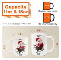 Adorable Baby Santa - Personalized Photo Mug