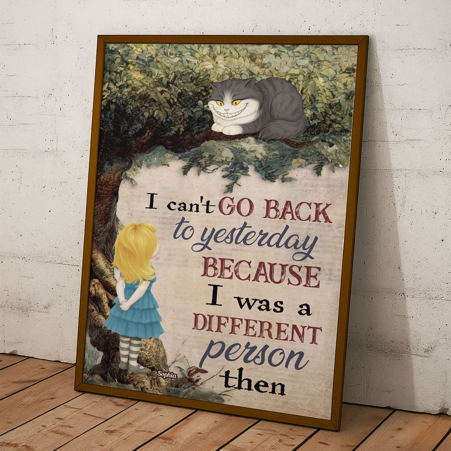 Adventure In Wonderland - Personalized Poster