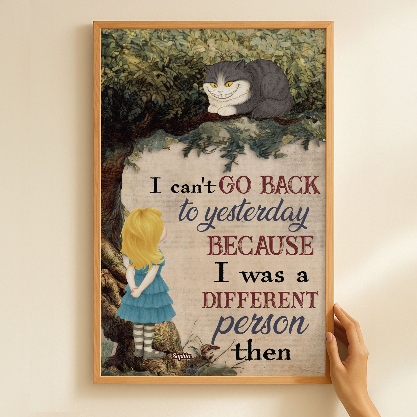Adventure In Wonderland - Personalized Poster