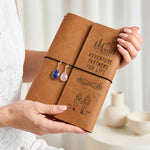 Adventure Partners For Life Couple Gift - Personalized Notebook Cover