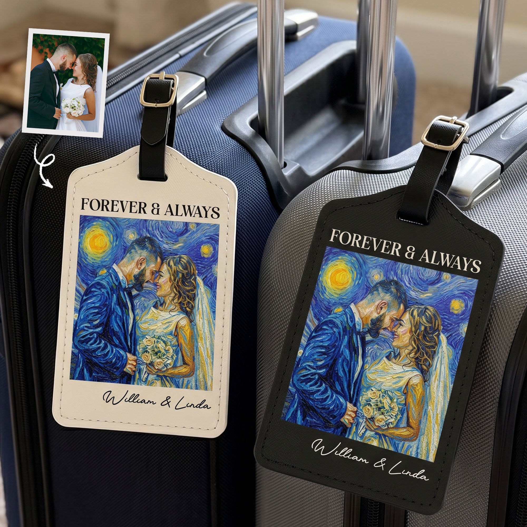 Adventure-Awaits-Custom-Photo-Van-Gogh-Style-Personalized-Luggage-Tag-1