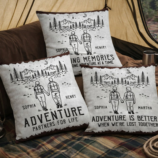 Adventure-Partners-For-Life-Camping-Couple-Gift-Personalized-Pillow-(Insert-Included)-1