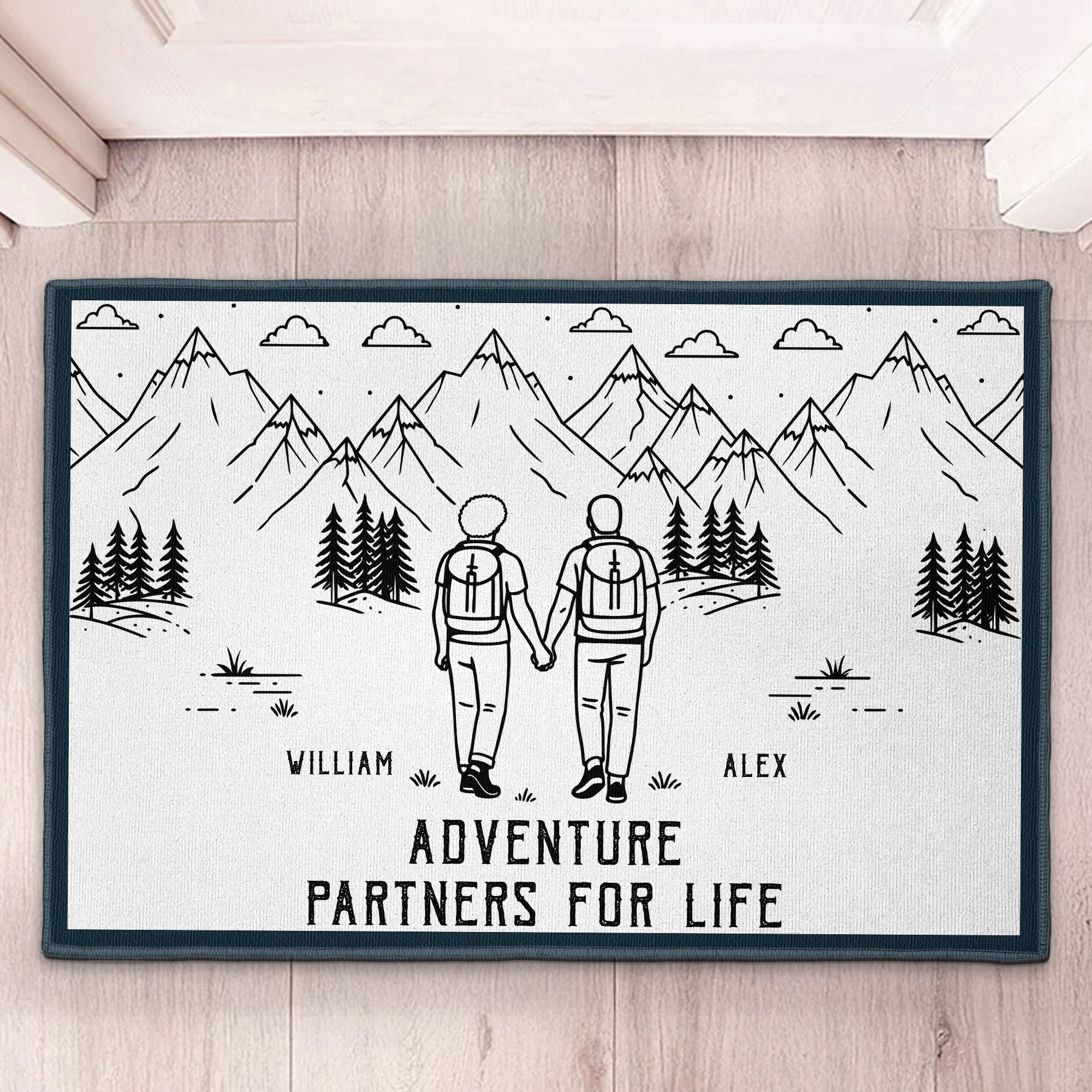 Adventure_Partners_For_Life_Camping_Couple_Personalized_Doormat_2