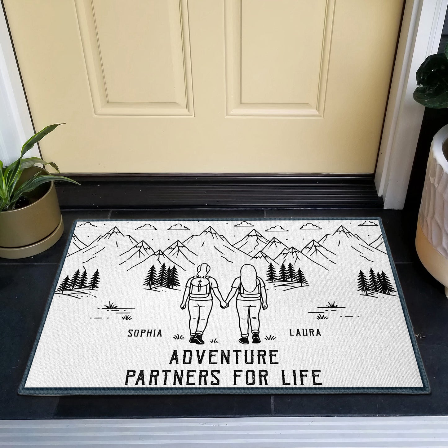 Adventure_Partners_For_Life_Camping_Couple_Personalized_Doormat_4