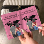 Adventures Together - Personalized Passport Cover And Luggage Tag Travel Set