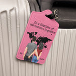 Adventures Together - Personalized Passport Cover And Luggage Tag Travel Set