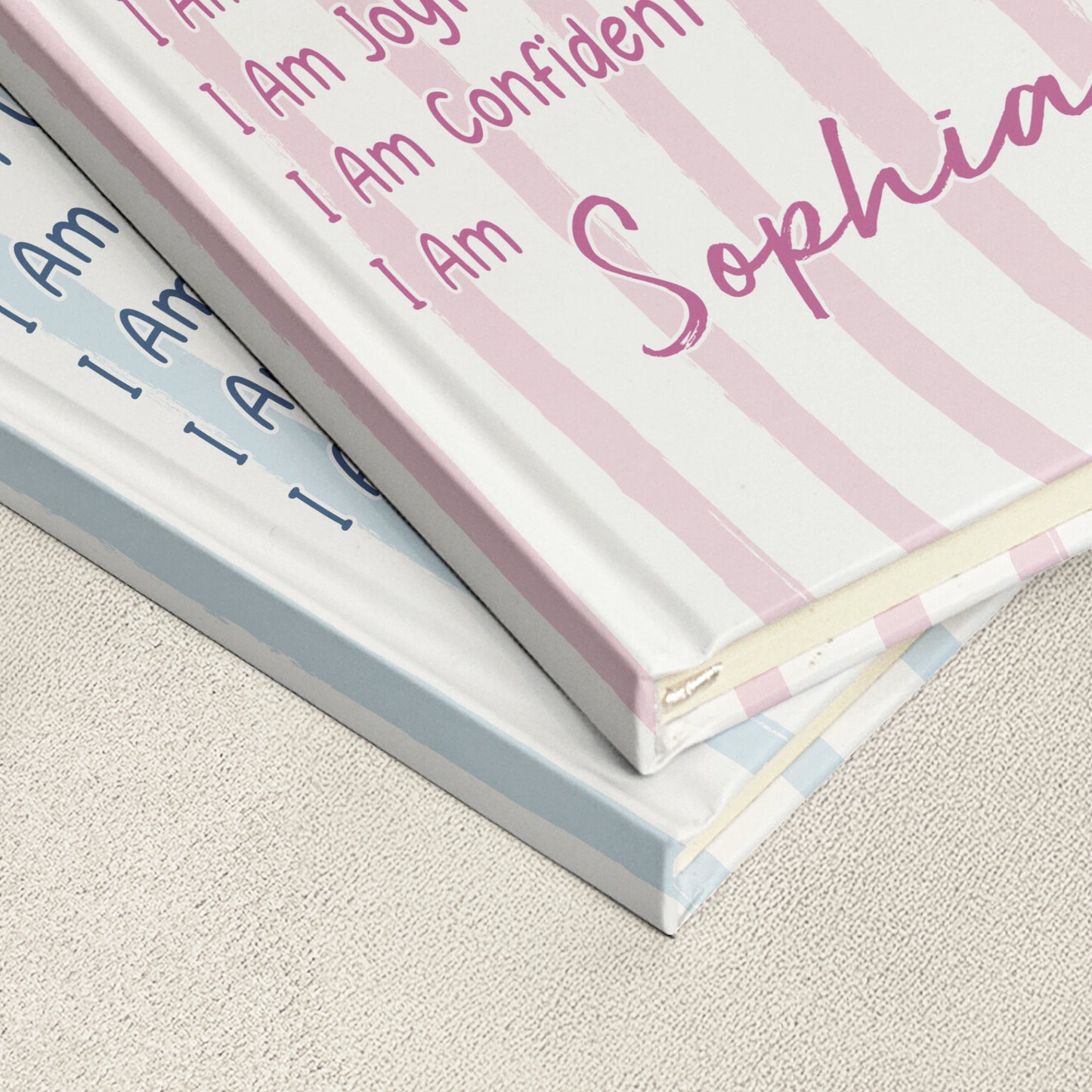 Affirmation Birth Flower Whimsy Style - Personalized Hardcover Journal