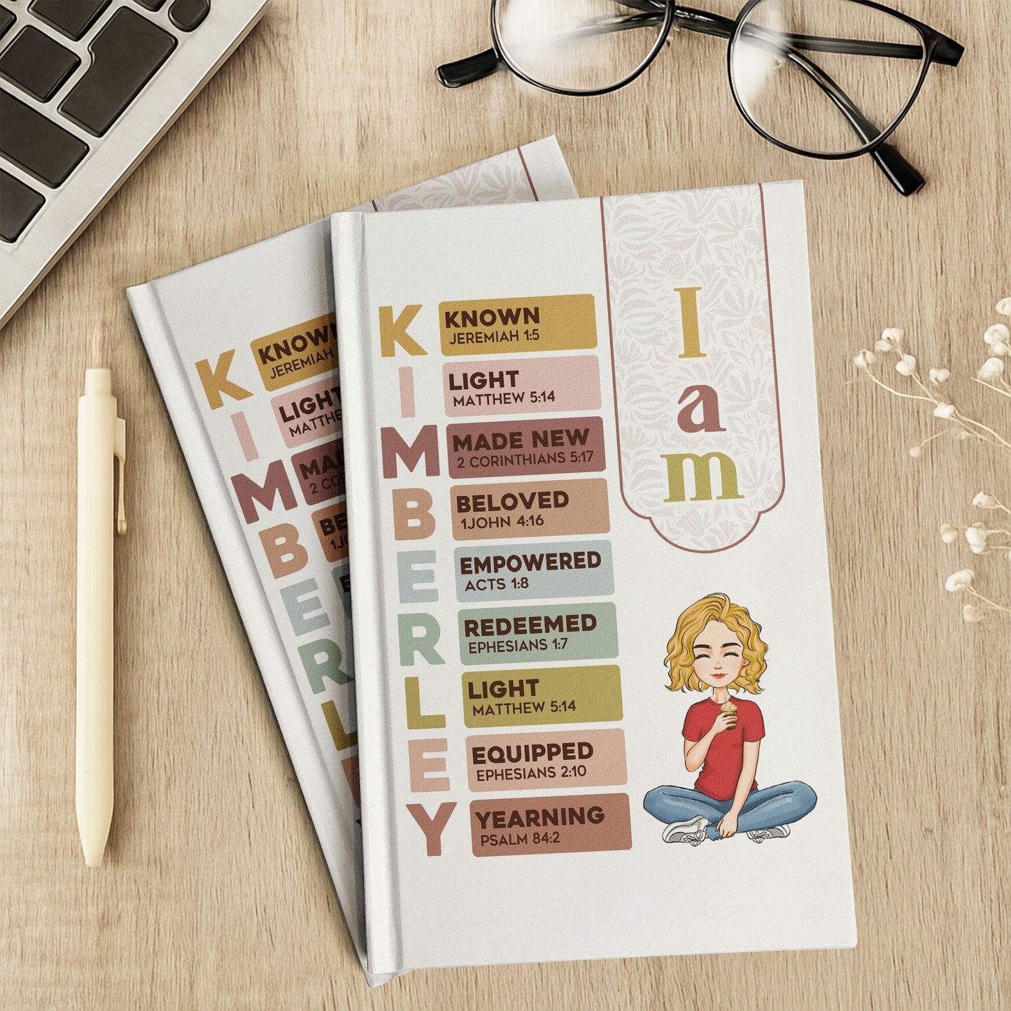 Affirmation I Am - Personalized Hardcover Journal