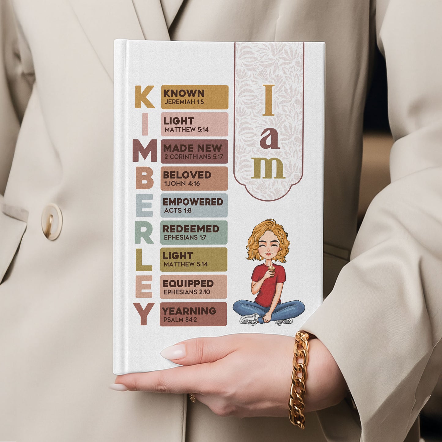 Affirmation I Am - Personalized Hardcover Journal