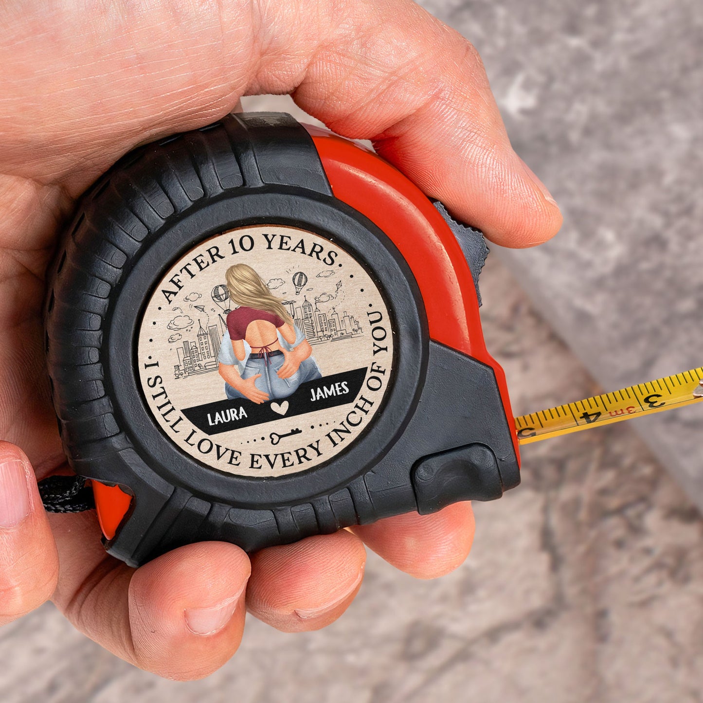 After Years I Still Love Every Inch Of You - Personalized Tape Measure