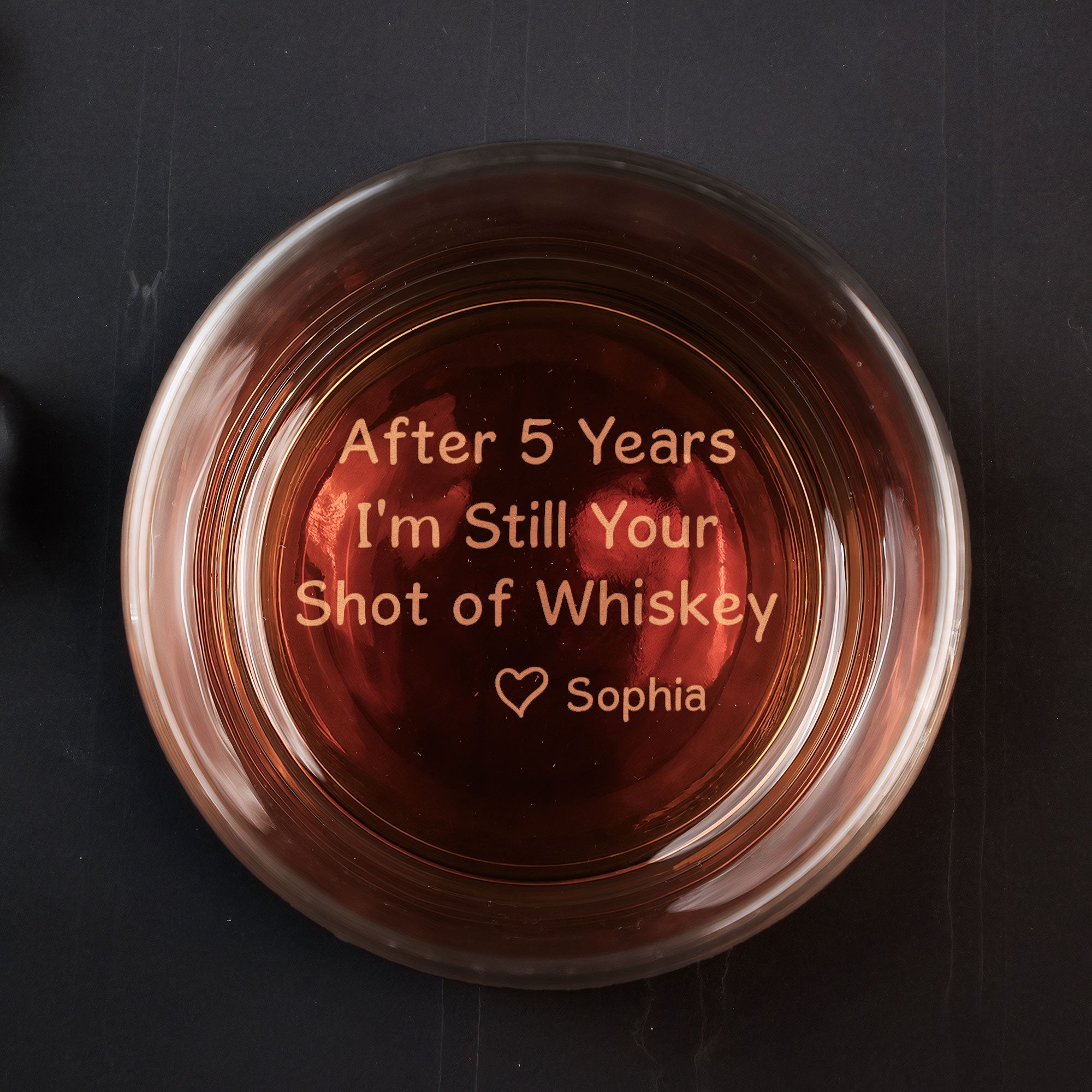 Father's Day Gifts, After Years I'm Still Your Shot Of Whiskey - Personalized Engraved Whiskey Glass