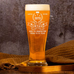 Aged To Perfection - Personalized Pilsner Glass