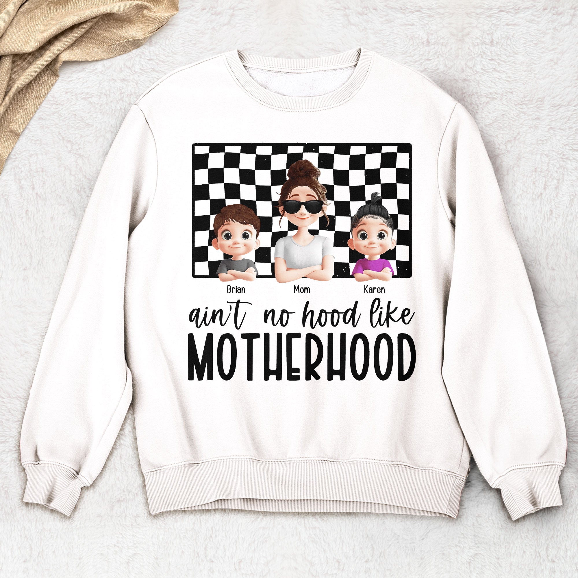 Ain't No Hood Like Motherhood - Personalized Shirt