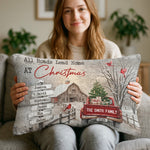 All Roads Lead Home At Christmas - Personalized Pillow Cover