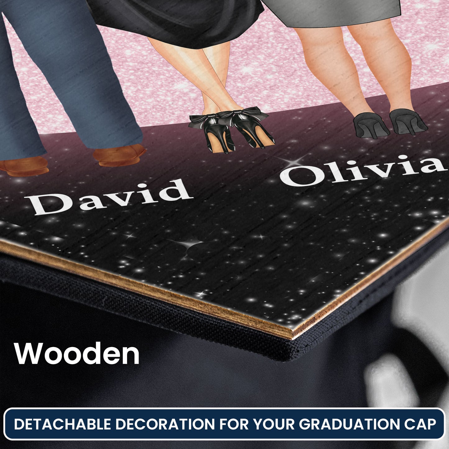 All That I Am And Hope To Be - Personalized Graduation Cap Topper