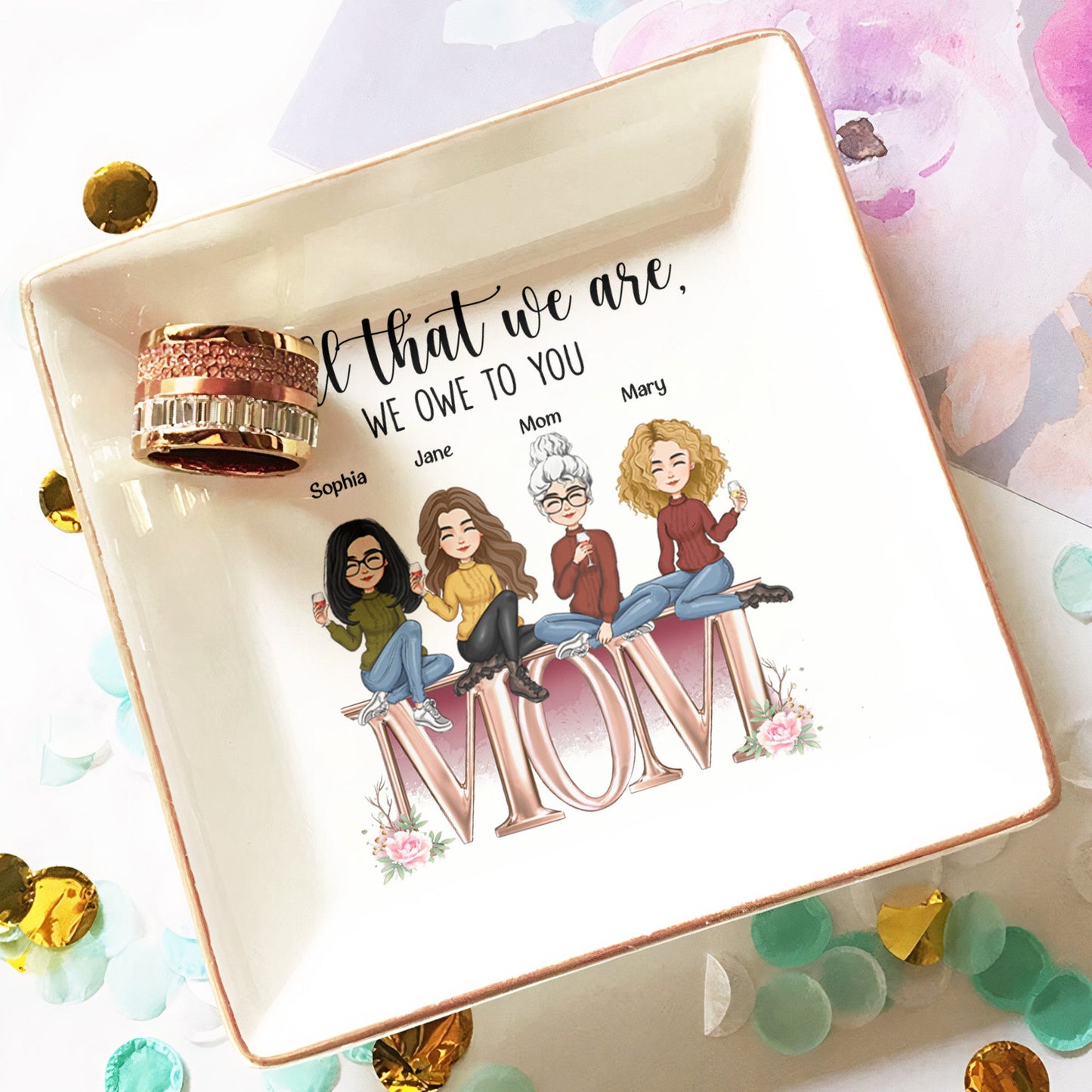 All That We Are - Personalized Jewelry Dish