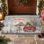 All-Roads-Lead-Home-At-Christmas-Custom-Family-Name-Personalized-Doormat-3