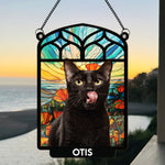 Always Be In Our Hearts - Personalized Window Hanging Suncatcher Ornament