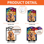 Always Be In Our Hearts - Personalized Window Hanging Suncatcher Ornament