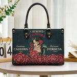 Always Chigona - Personalized Leather Bag - Hispanic Month Gift For Hispanic - Vintage Girl