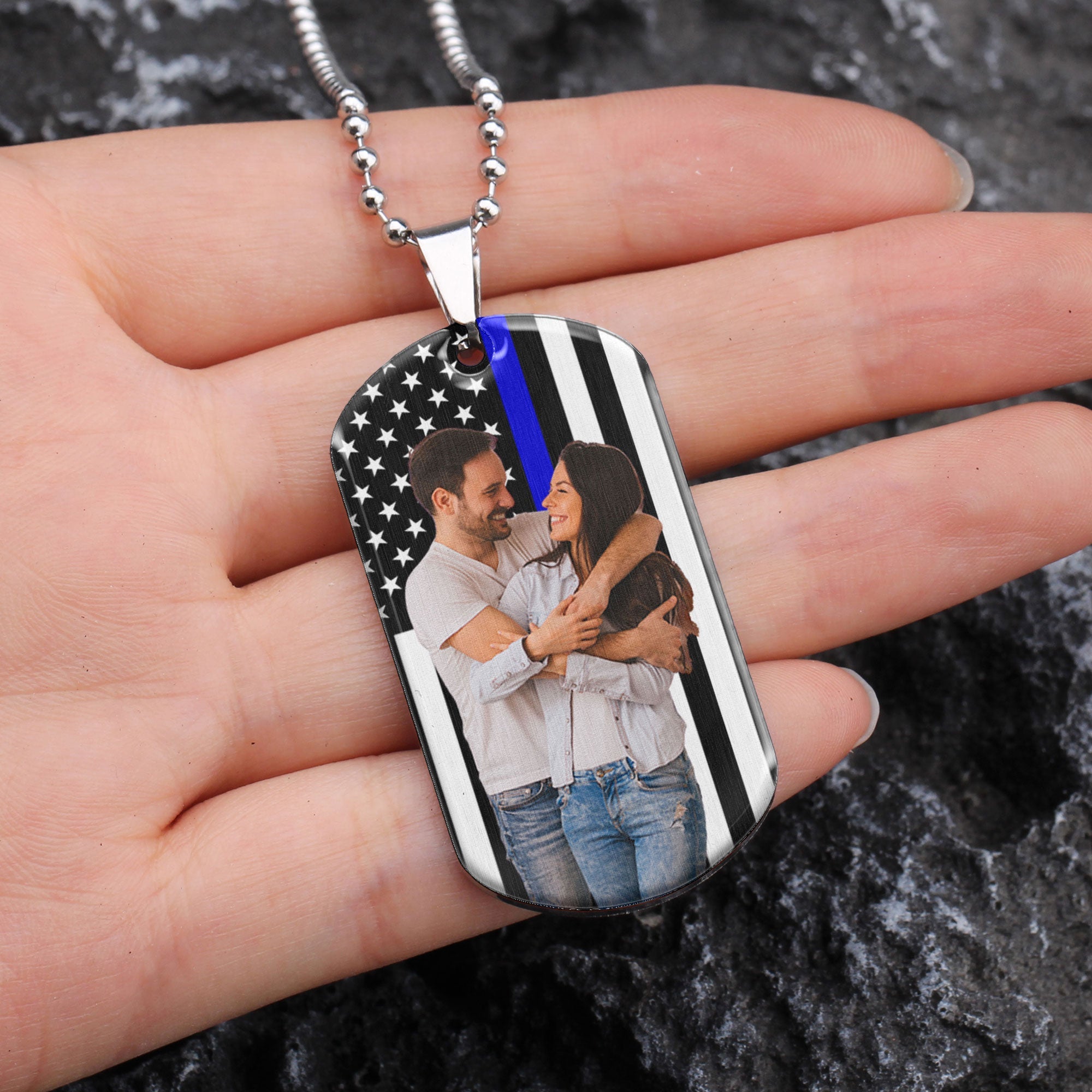 Always Come Home To Me - Personalized Dog Tag Necklace