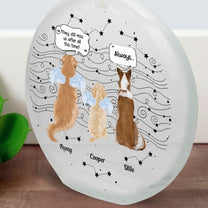 Always Missed For Loss Of Dogs, Cats, Pets - Personalized Round Flat Bottle Light