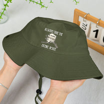 Always Take The Scenic Route States Map - Personalized Bucket Hat
