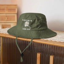 Always Take The Scenic Route States Map - Personalized Bucket Hat