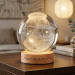 Always Under The Same Sky - Custom States, Long Distance Gifts - Personalized Night Light