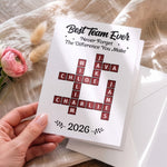 Best Team Ever Scrabble - Personalized Cards