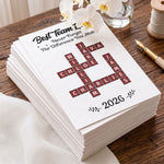 Best Team Ever Scrabble - Personalized Cards