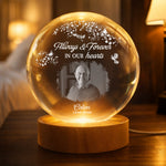 Always & Forever In Our Hearts Memorial Gift - Personalized Night Light