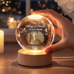 Always & Forever In Our Hearts Memorial Gift - Personalized Night Light