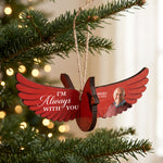 Always-With-You-Memorial-Custom-Photo-Caridnal-Bird-Humming-Bird-Butterfly-Personalized-Ornament-3