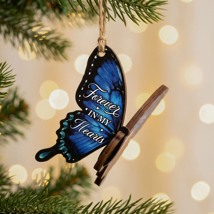 Always-With-You-Memorial-Custom-Photo-Caridnal-Bird-Humming-Bird-Butterfly-Personalized-Ornament-5