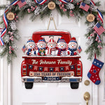 America 250th Anniversary Christmas Gifts For Mom, Dad - Personalized Wood Sign