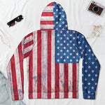 America Flag Design For Baseball, Softball, Soccer, Football, Basketball, Hockey Lover - Personalized Hoodie