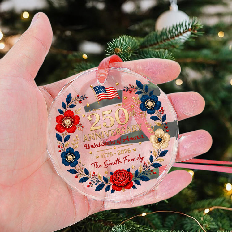 America-250Th-Anniversary-Christmas-Gift-For-Family-Mom-Dad-Personalized-Ornament-5