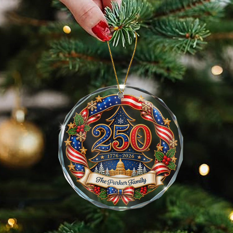 America-250Th-Anniversary-Christmas-Gift-For-Family-Mom-Dad-Personalized-Ornament-6