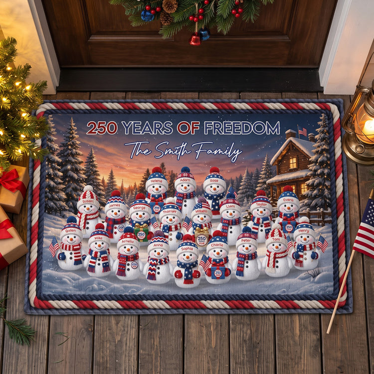 America-250Th-Anniversary-Christmas-Gifts-For-Mom,-Dad,-Family-Personalized-Doormat1