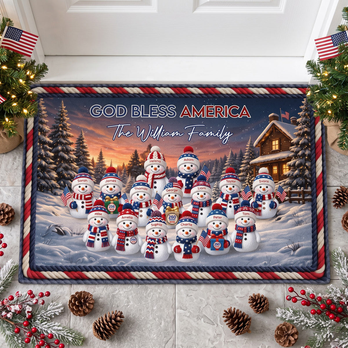 America-250Th-Anniversary-Christmas-Gifts-For-Mom,-Dad,-Family-Personalized-Doormat2